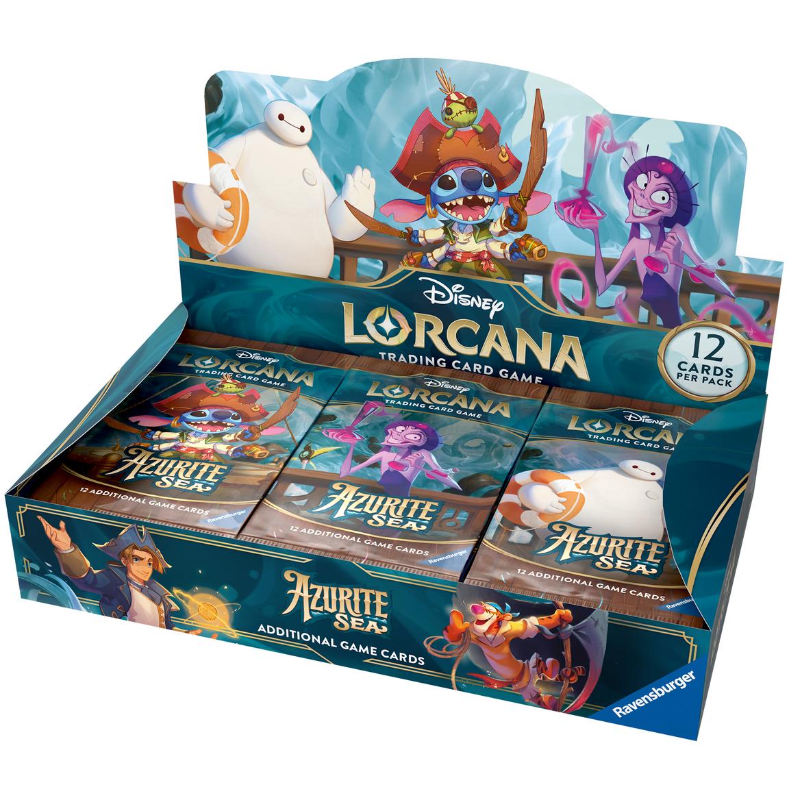Disney Lorcana Azurite Sea Booster Box Disney Lorcana Azurite Sea Booster Box