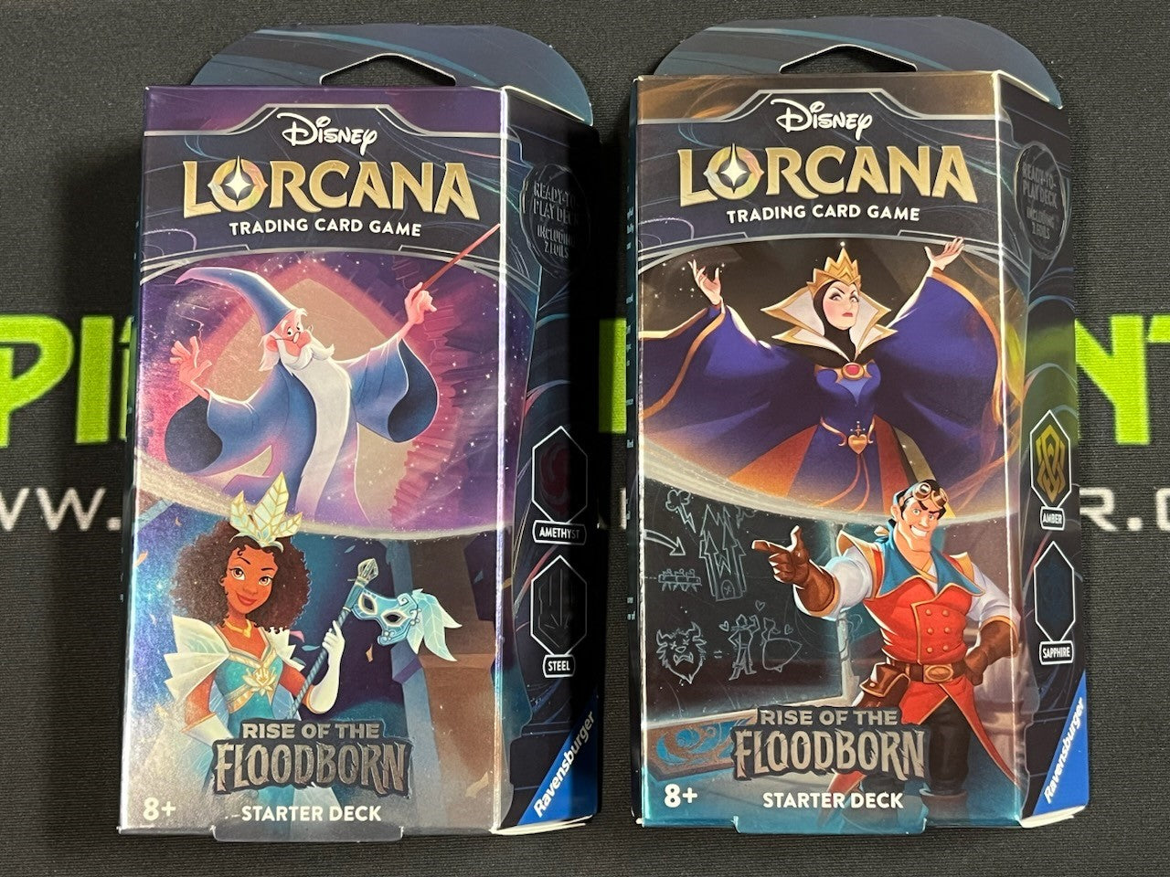 lorcana starter decks floodborn Disney Lorcana Rise of the Floodborn Starter Deck Set of 2 SEALED w/Bo