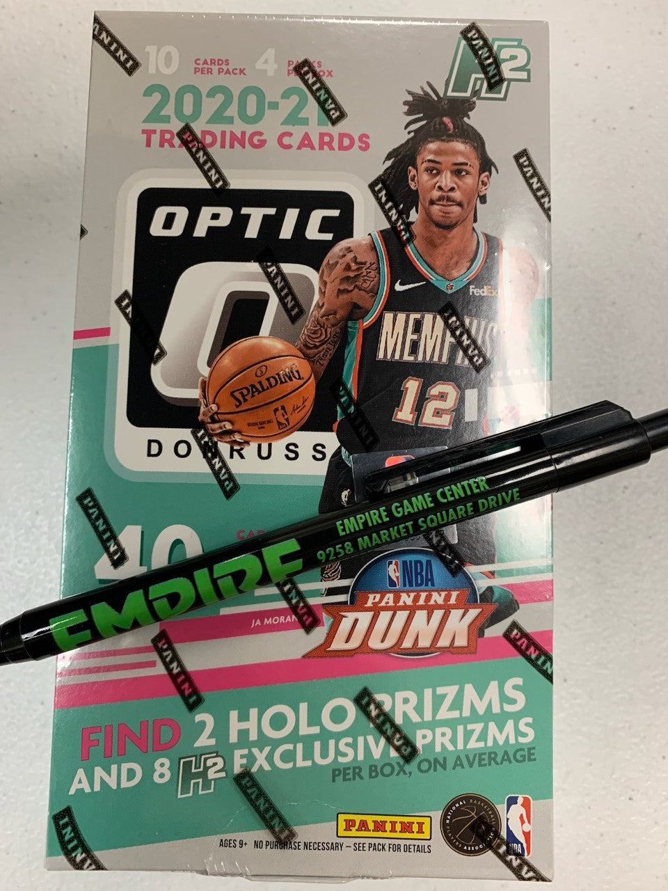 2020-21 Panini Donruss Optic Basketball Hobby Hybrid H2 Box