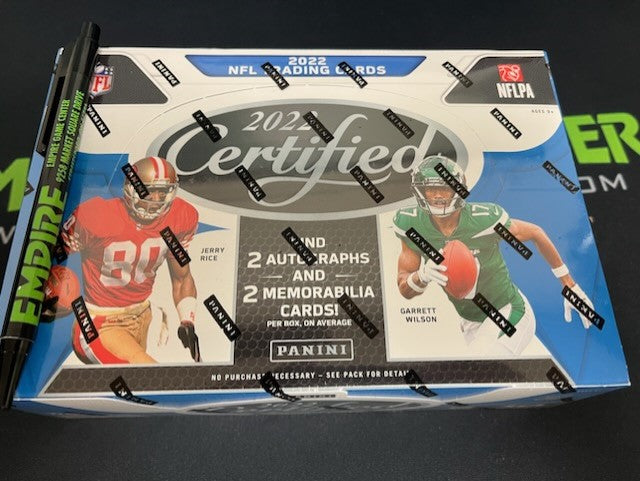 2022 Panini Certified Football Hobby Box