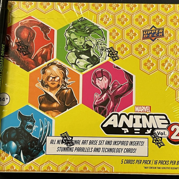 その他 2023 UPPER DECK MARVEL ANIME VOLUME 2 2023 Upper Deck Marvel Anime Volume 2 Hobby 8-Box Case