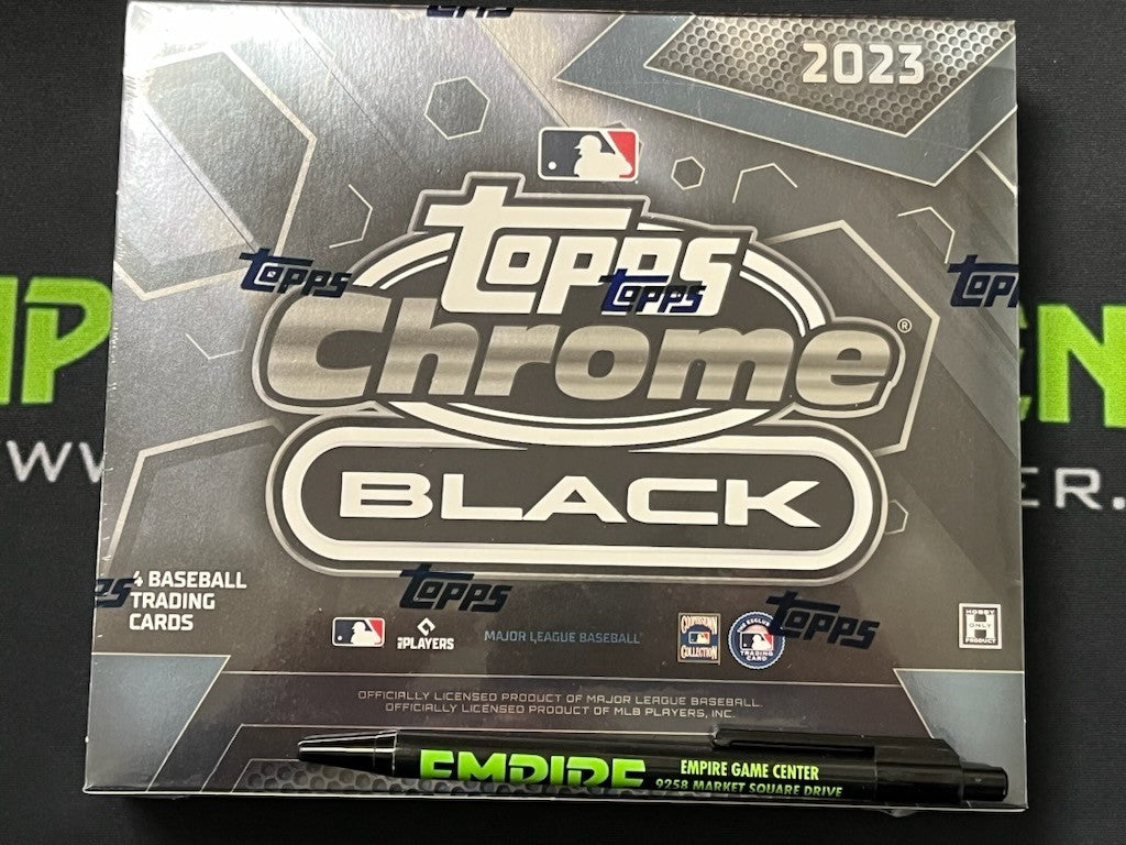 2023 Topps Chrome Black Baseball Hobby Box Factory Sealed