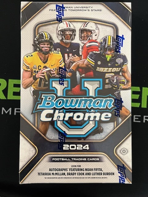 2024 Bowman Chrome University Football Hobby Box