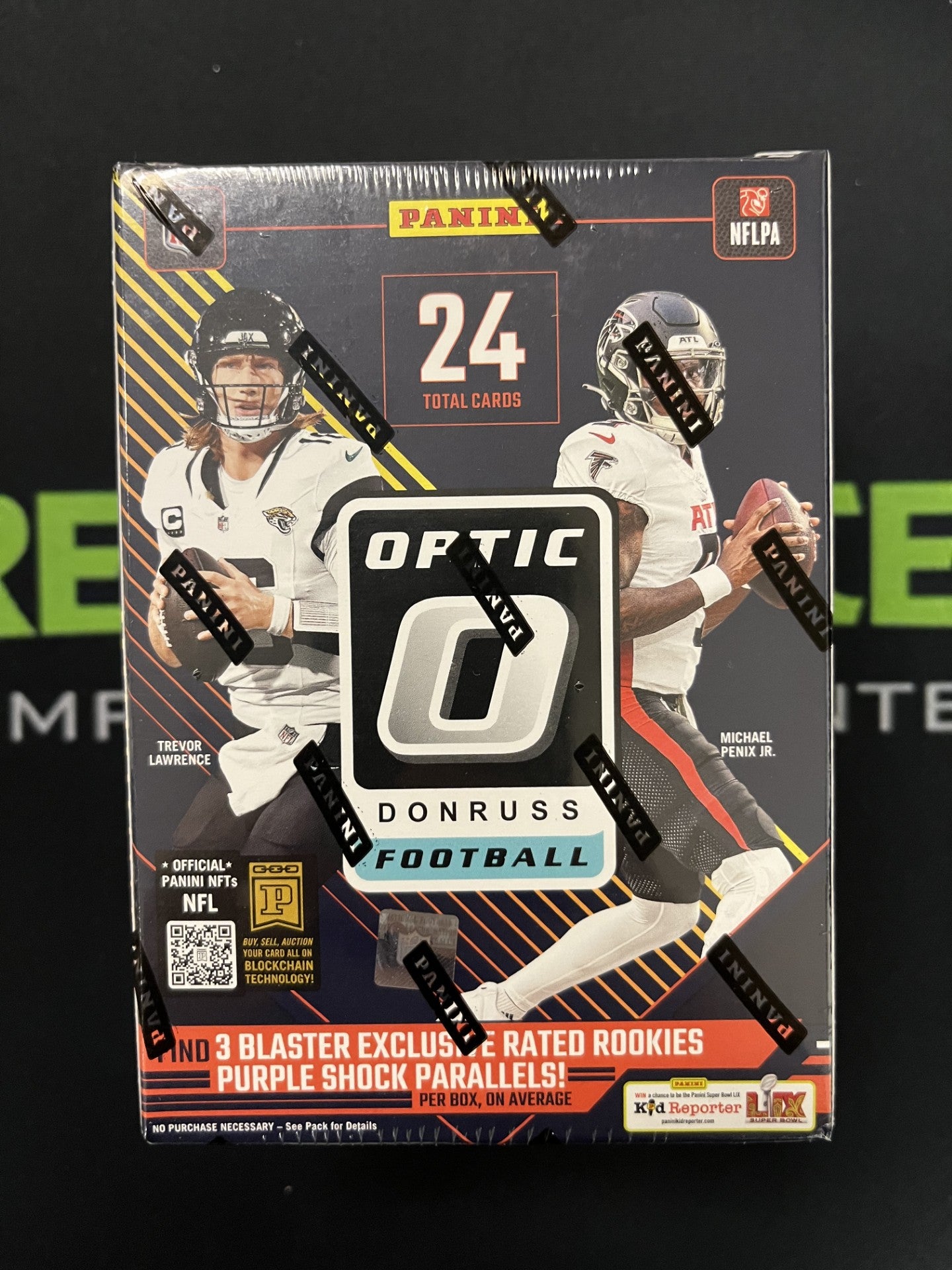 2024 Donruss Optic Football Blaster Box (Purple Shock)