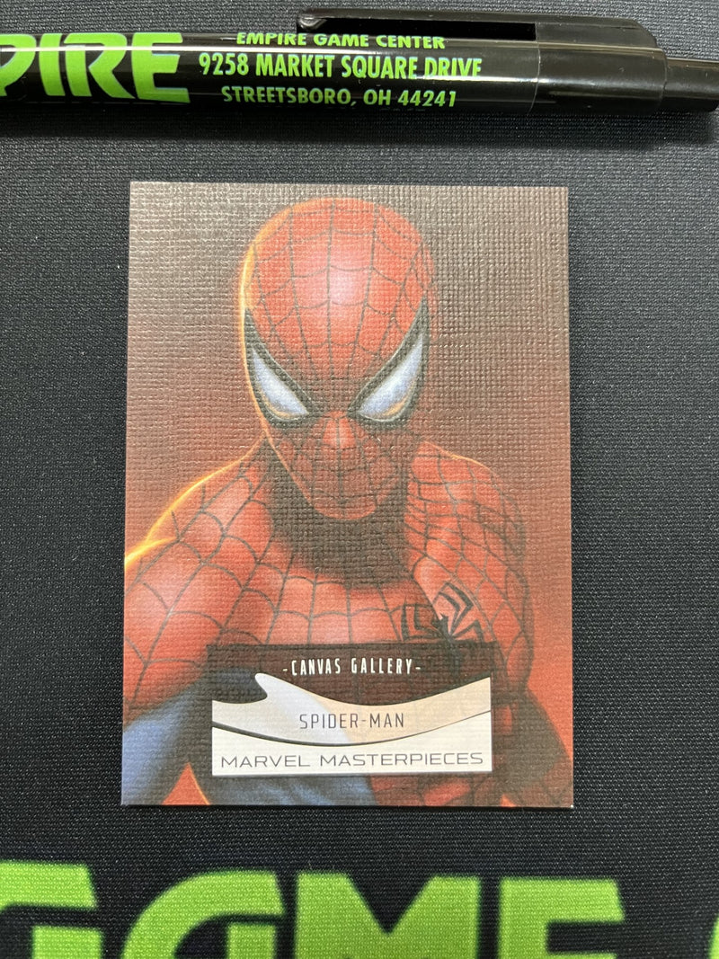 2022 Marvel Masterpieces Canvas Gallery Spider-Man