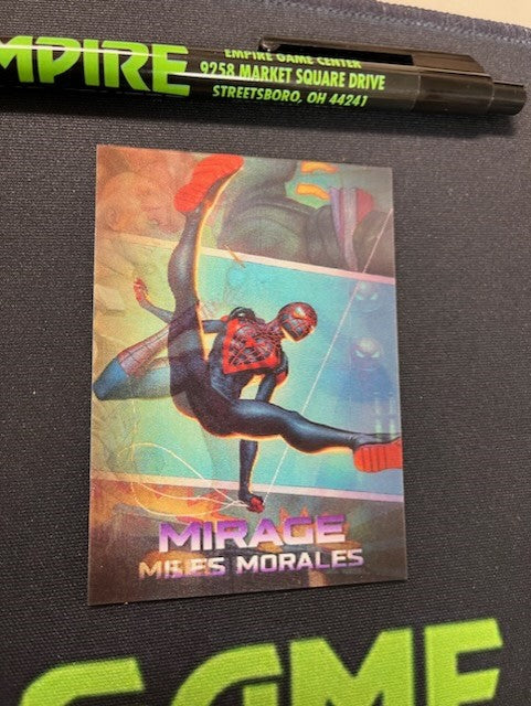 2022 Marvel Masterpieces Mirage Spider-Man Miles Morales Green Goblin