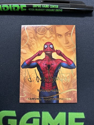2022 Marvel Masterpieces Gold Signature Series Spider-Man