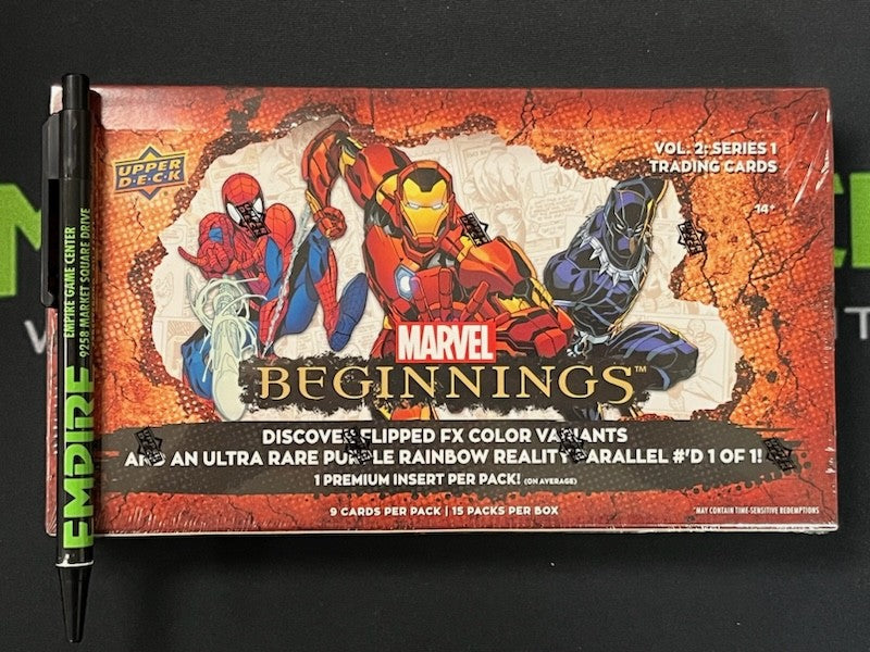 2022 Upper Deck Marvel Beginnings Volume 2 Series 1 Hobby Box