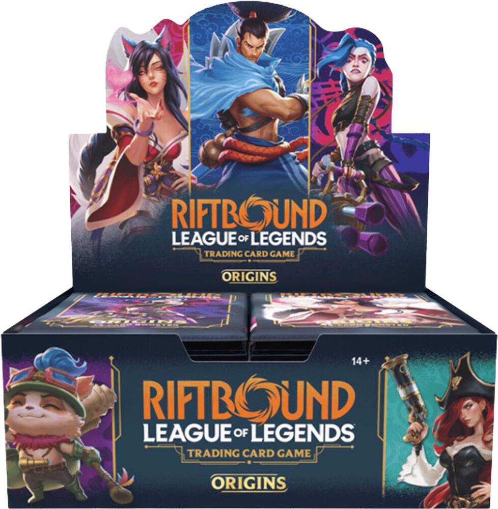 Riftbound: League of Legends TCG Origins Booster Box Display