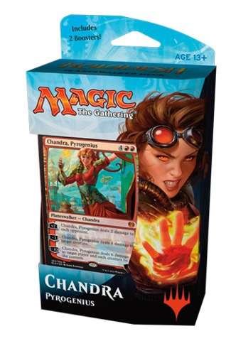 Magic Kaladesh Planeswalker 60-card Deck: Chandra, Pyrogenius with 2 Booster Packs