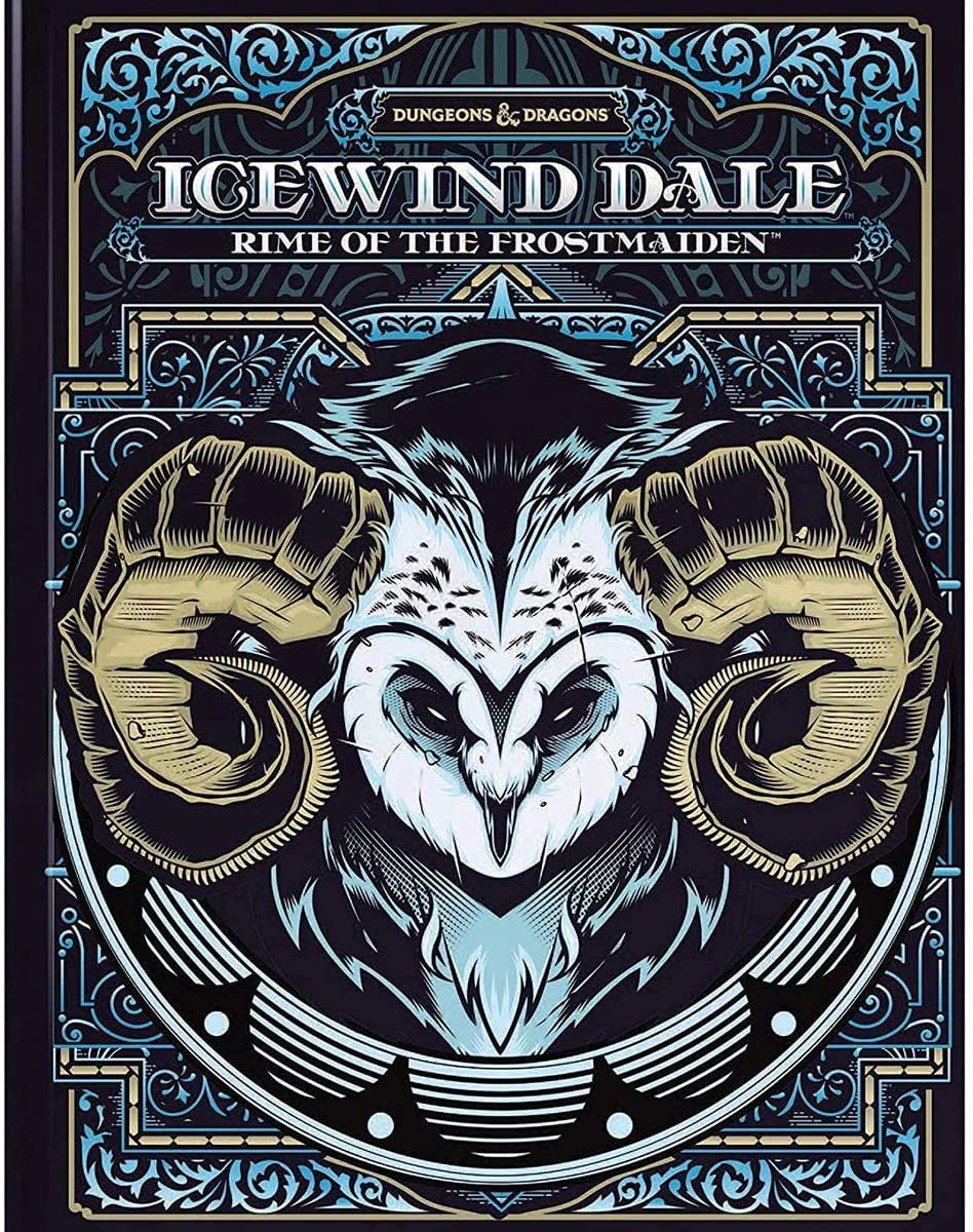 Dungeons and Dragons RPG: ICEWIND DALE Rime of The Frost Maiden Alternate Hard Cover