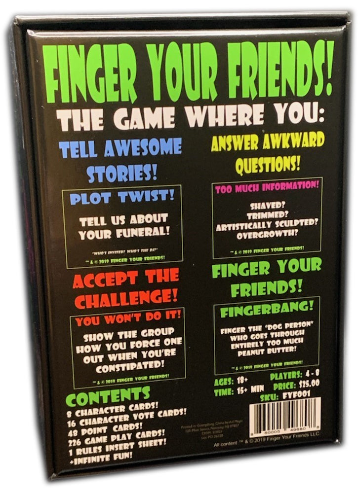 Finger Your Friends!  A Very Personal Adult Party Game!